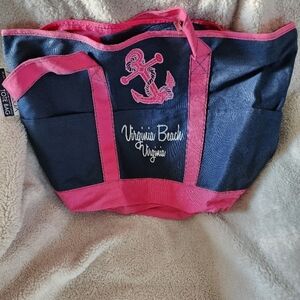 Tote Bag - Navy and Pink